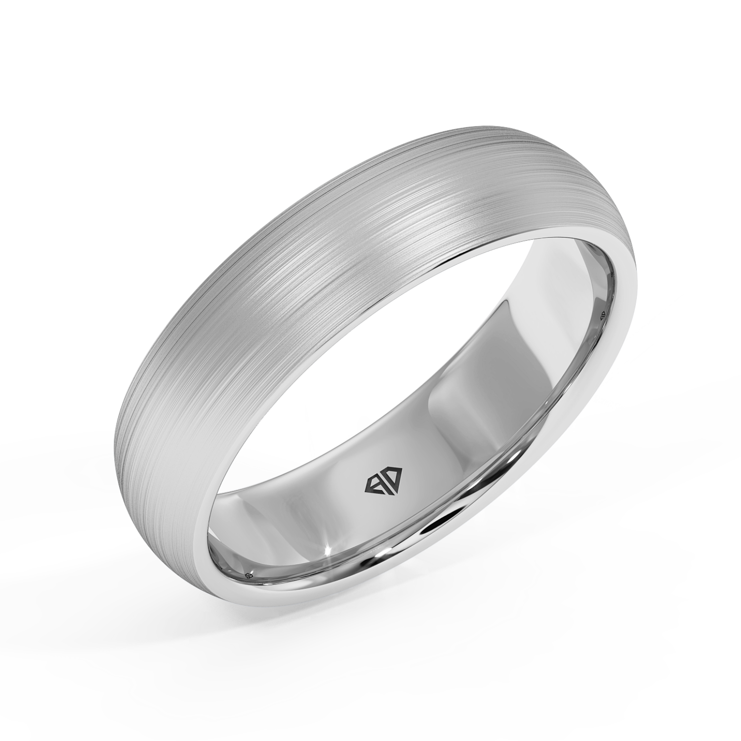 9K White Gold LT5RB18 Wedding Band