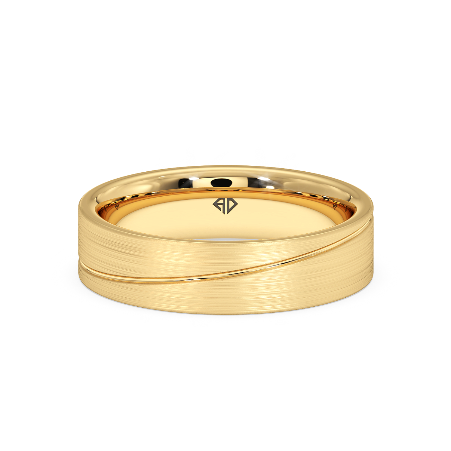 18K White Gold LT5RB23 Wedding Band