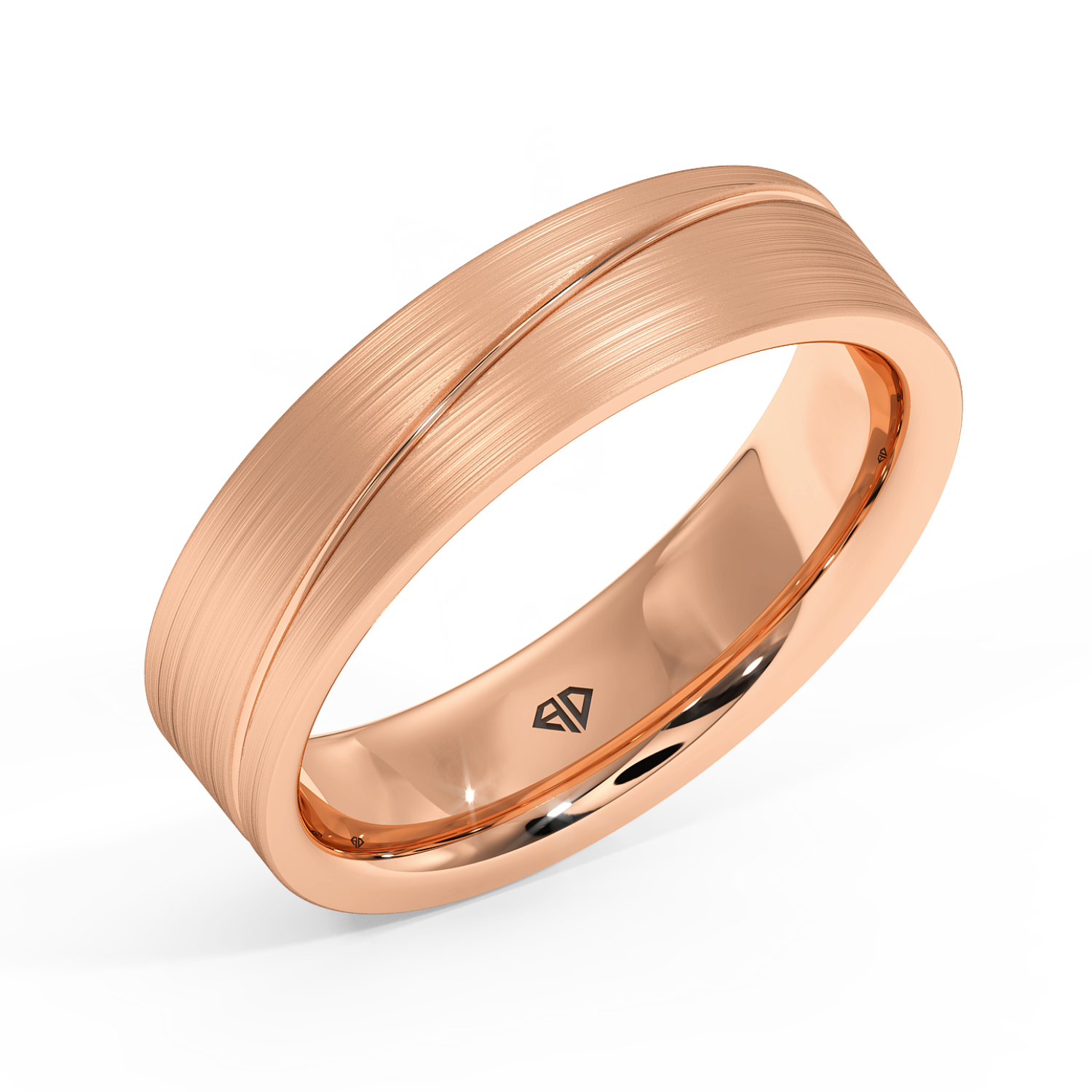 9K Rose Gold LT5RB23 Wedding Band