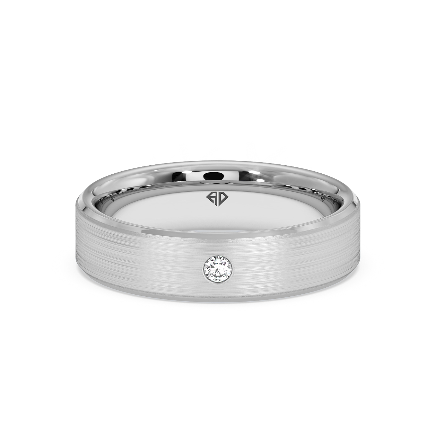 18K White Gold Raleigh's Diamond Wedding Band