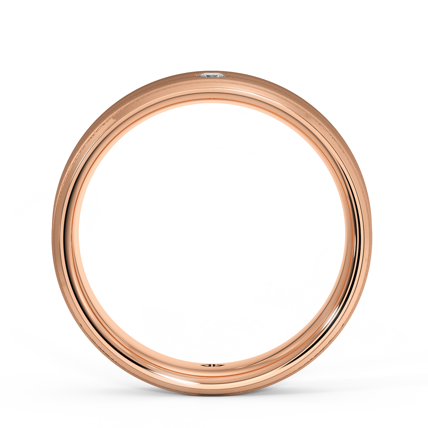 18K Rose Gold Raleigh's Diamond Wedding Band