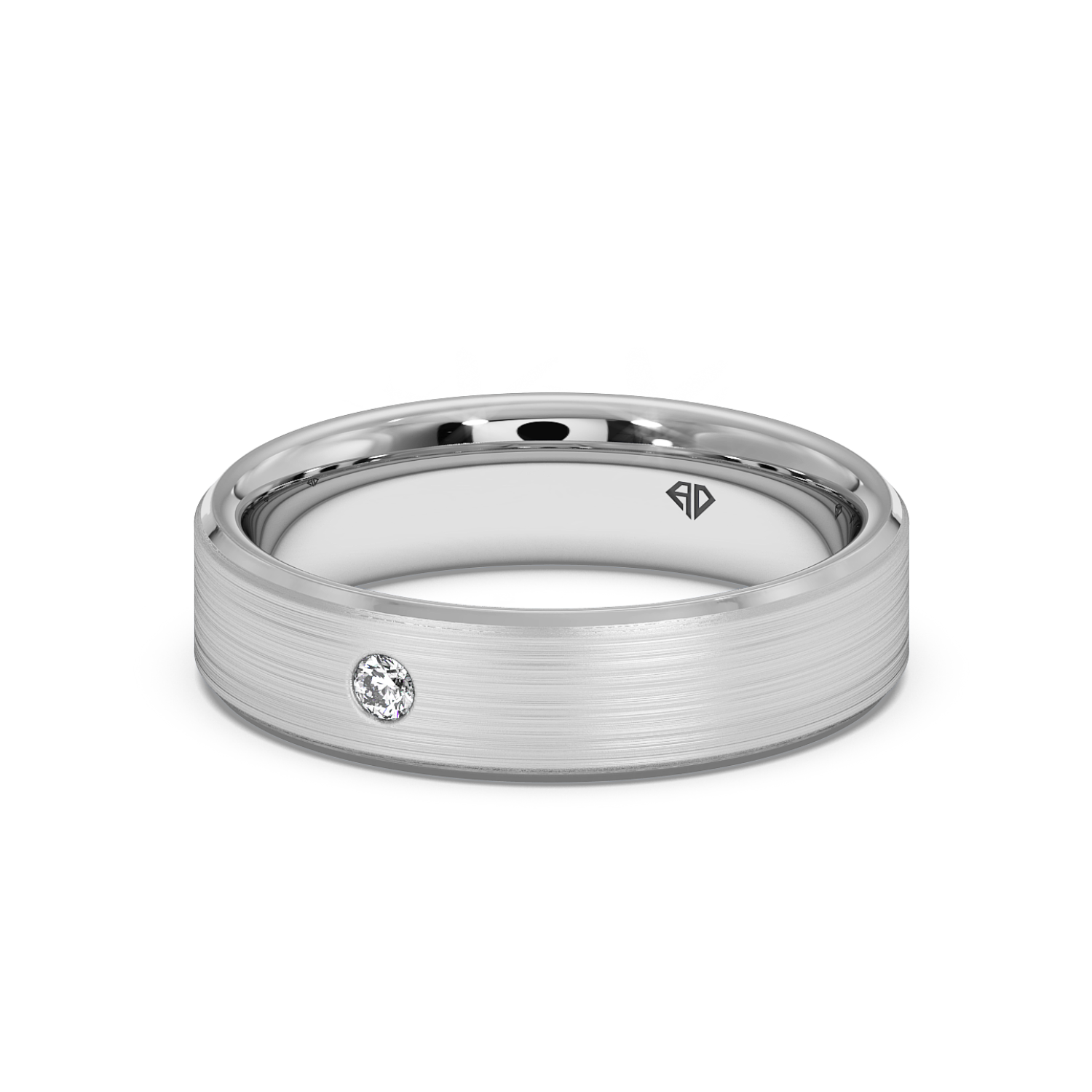 18K White Gold Raleigh's Diamond Wedding Band