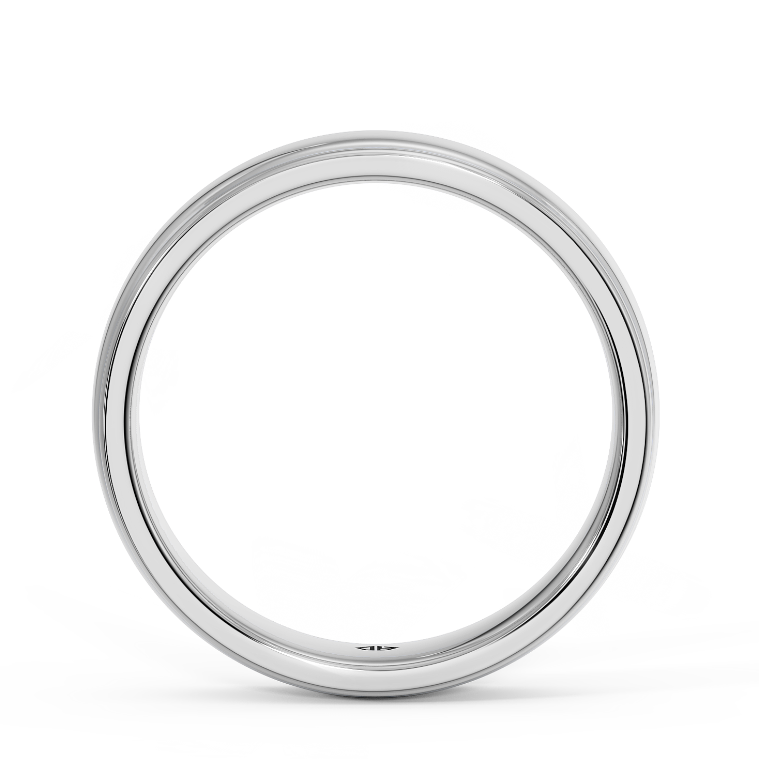 18K White Gold LT5RB3 Wedding Band