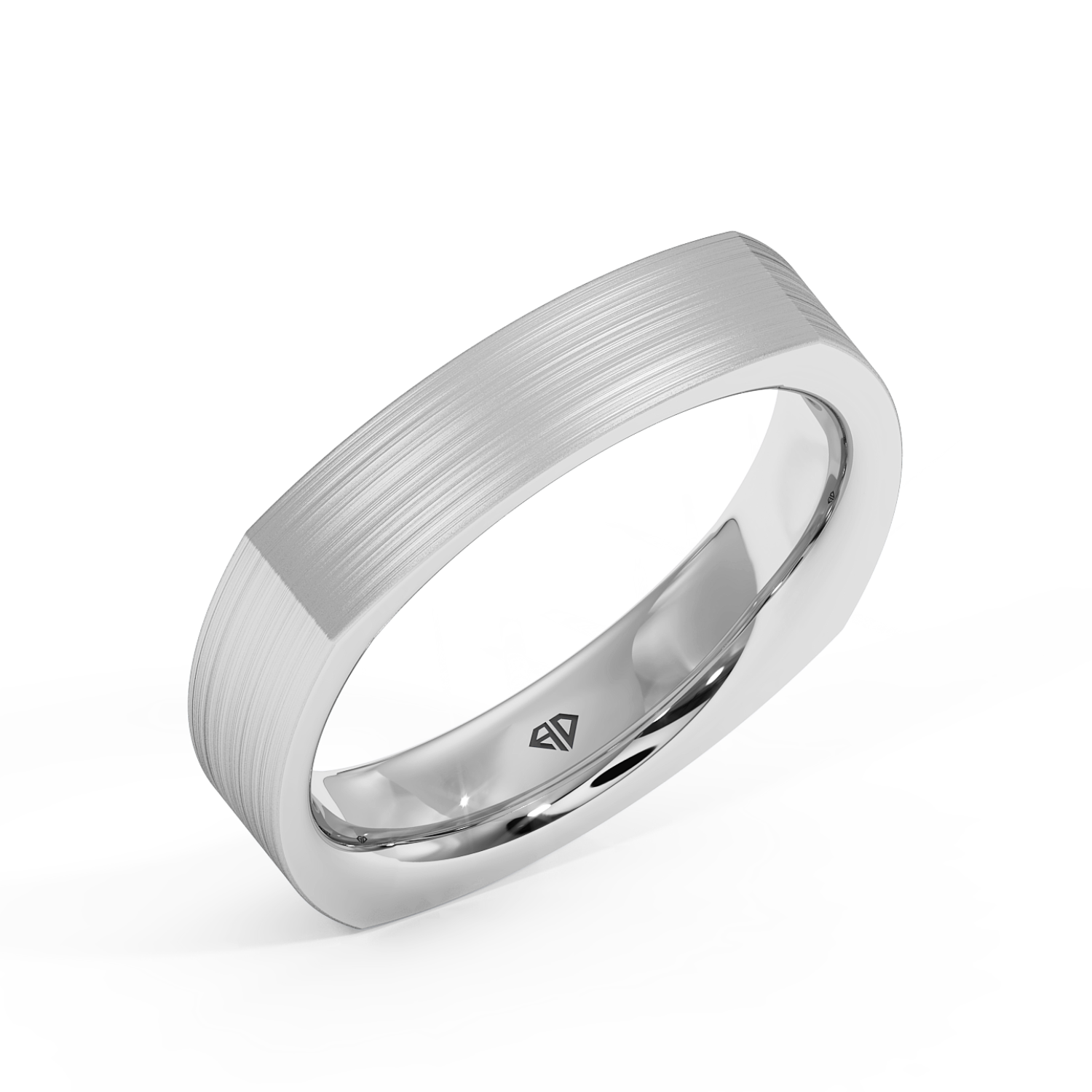 9K White Gold LT5RB30 Wedding Band