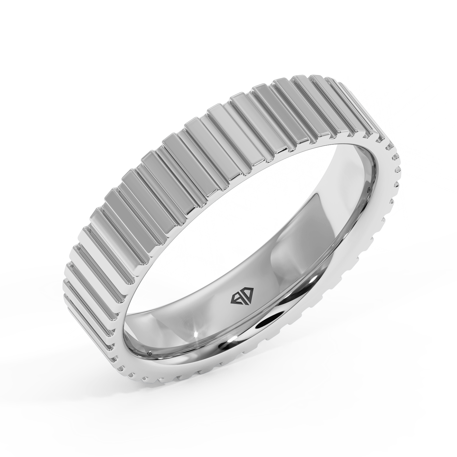 9K White Gold LT5RB31 Wedding Band