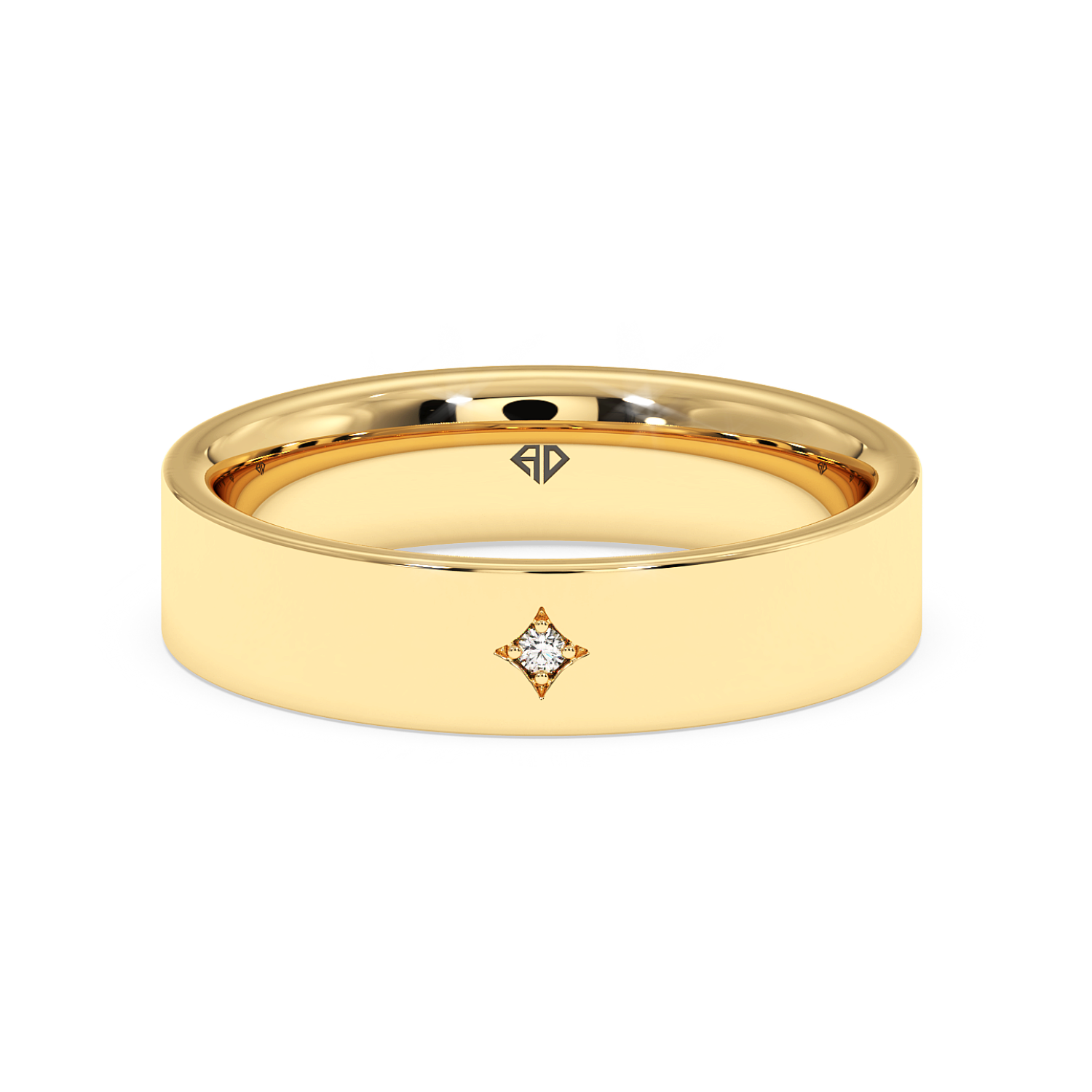 18K White Gold Balthazar Diamond Wedding Band