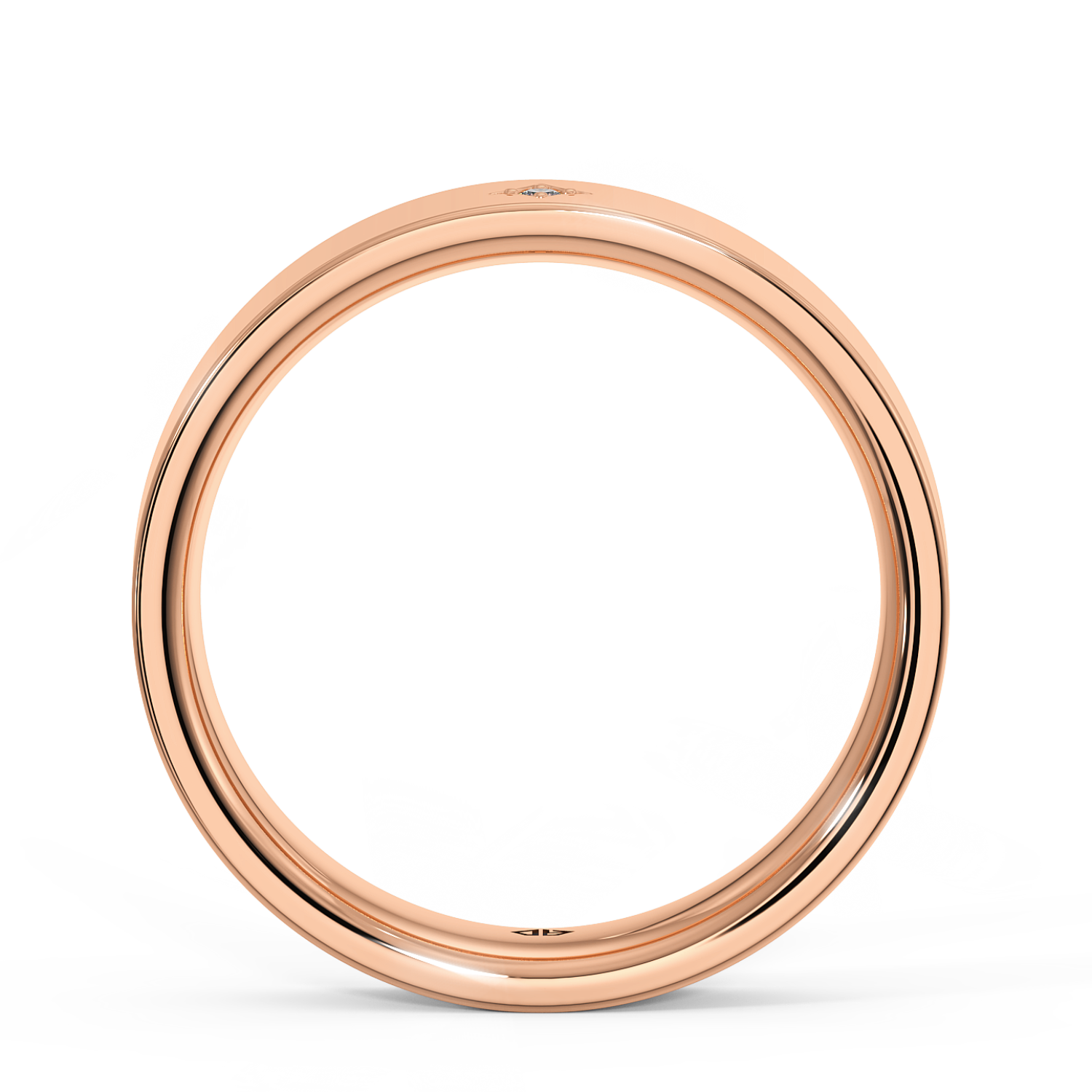18K Rose Gold Balthazar Diamond Wedding Band