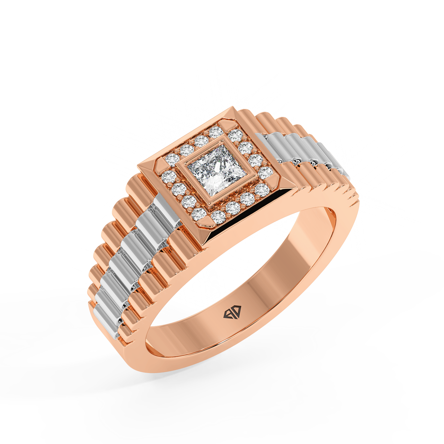 18K Rose Gold Zilan Signet Ring