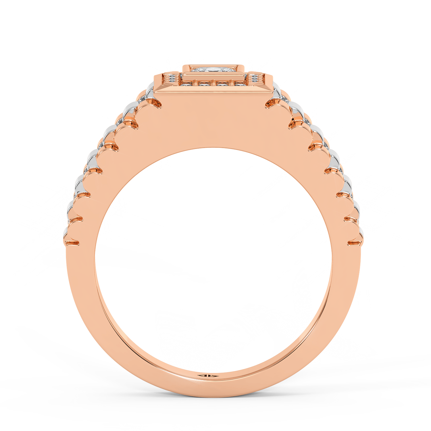 18K Rose Gold Zilan Signet Ring