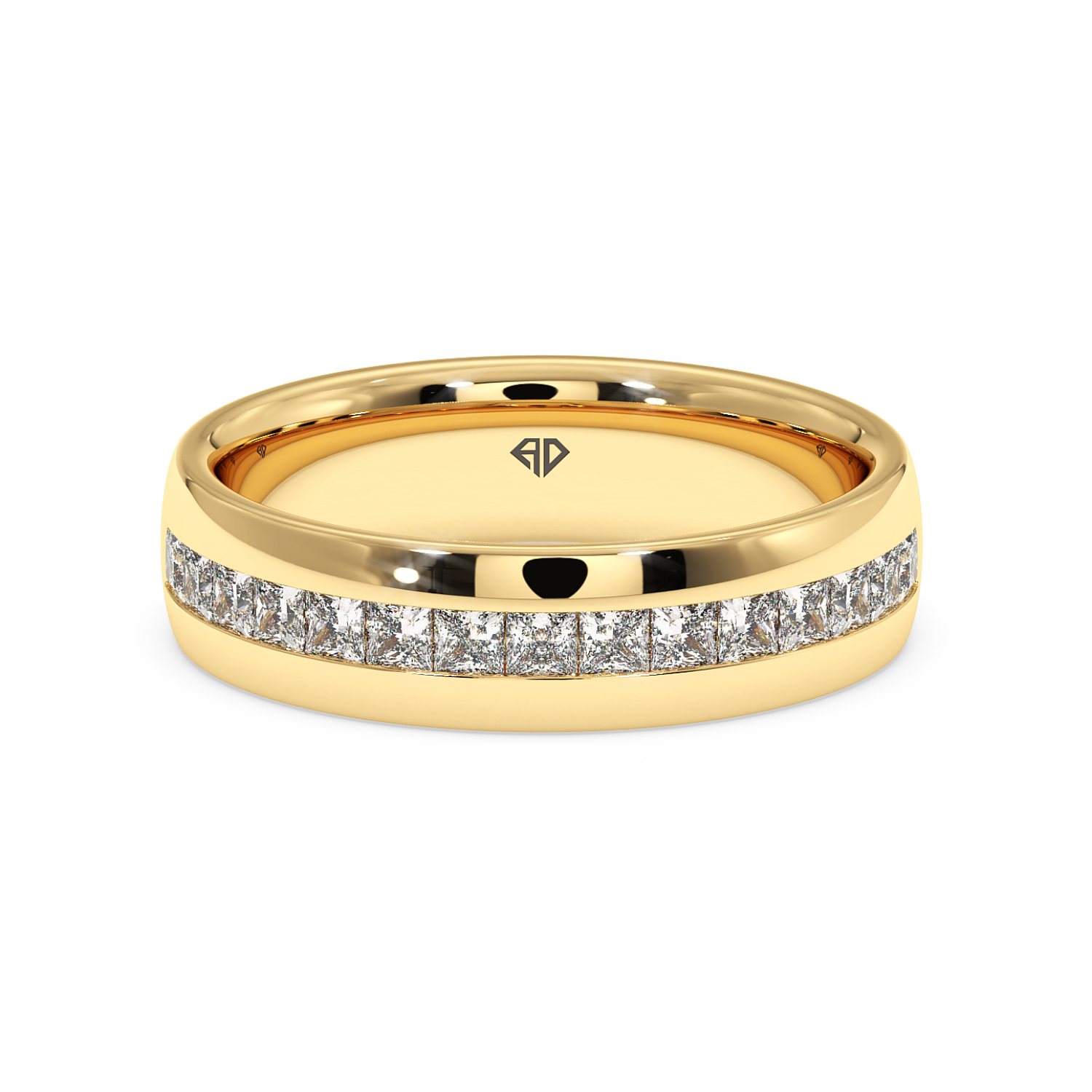 18K Yellow Gold LT5RB8 Diamond Wedding Band