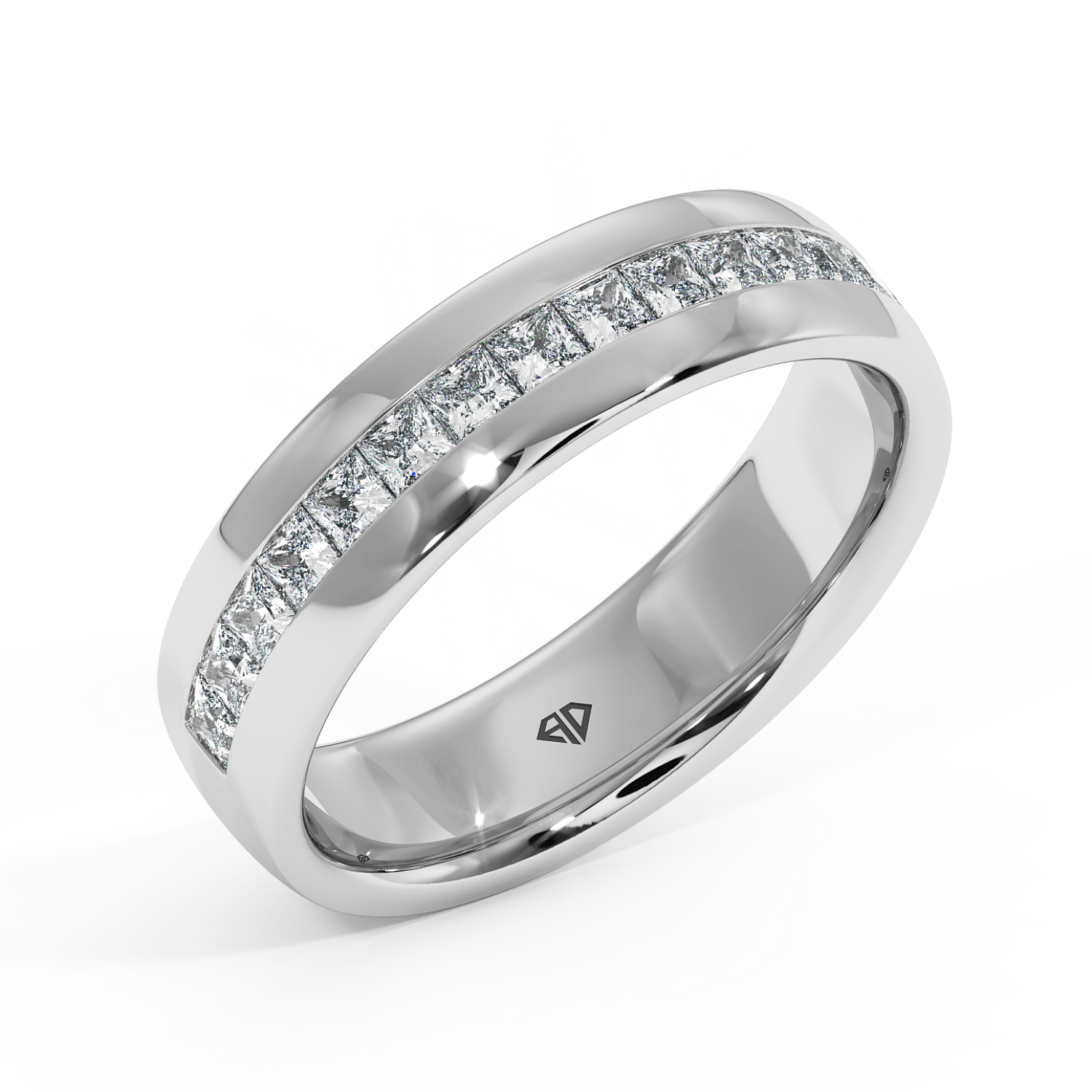 Platinum LT5RB8 Diamond Wedding Band
