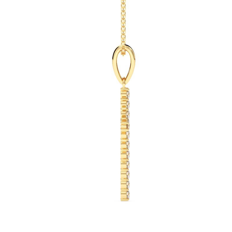 18K Yellow Gold Mary Pendant