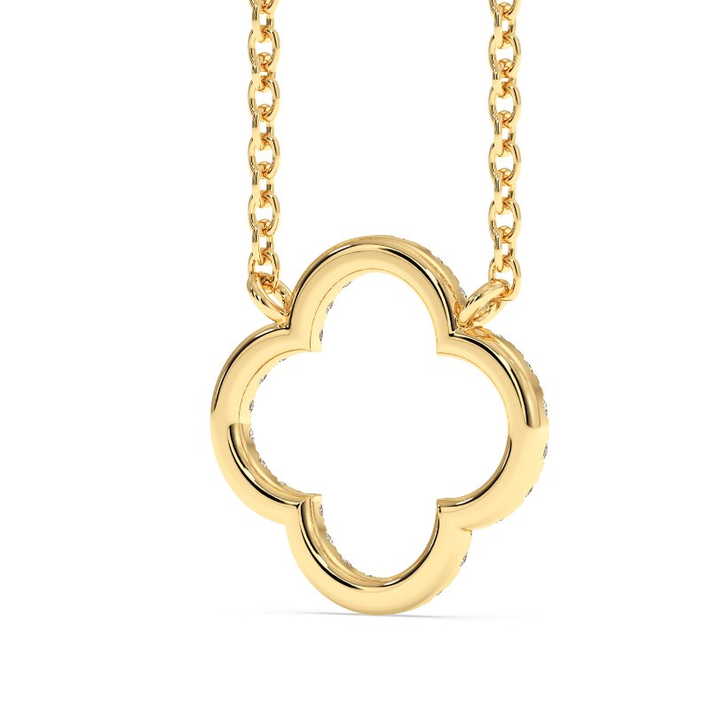 18K Yellow Gold Lucky Pendant