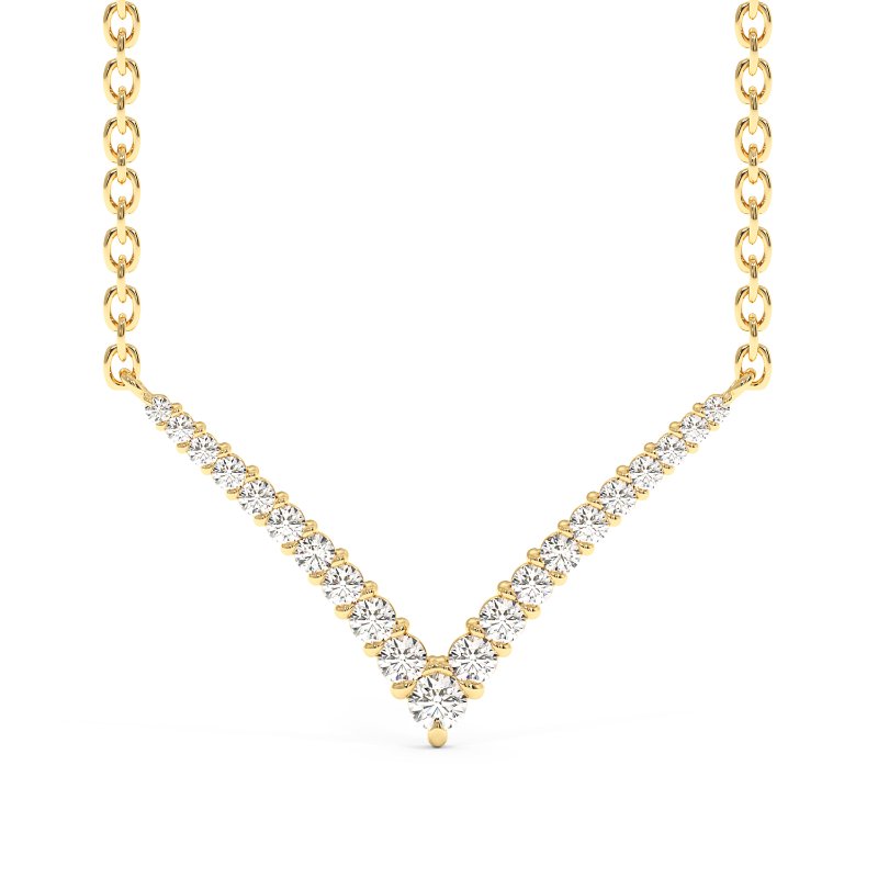 18K White Gold Havana Necklace