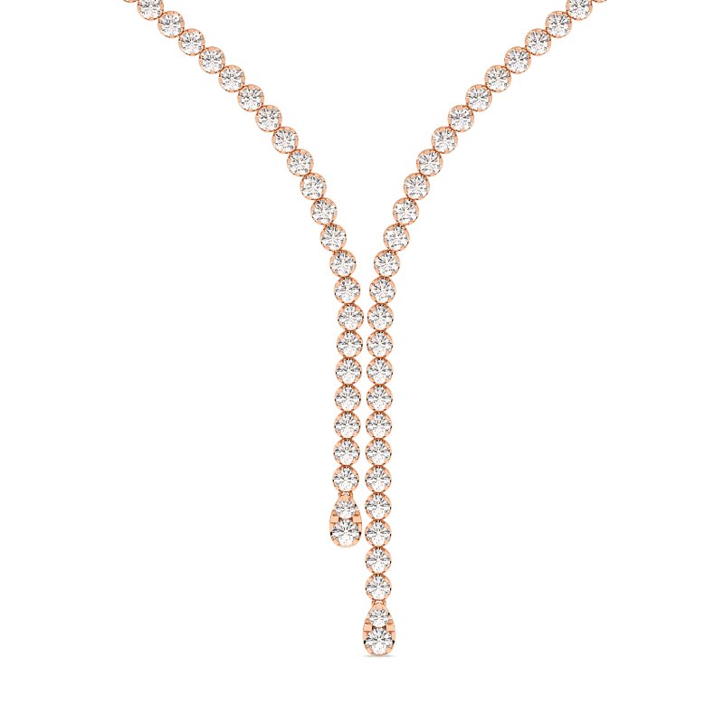 18K Rose Gold Amor Necklace