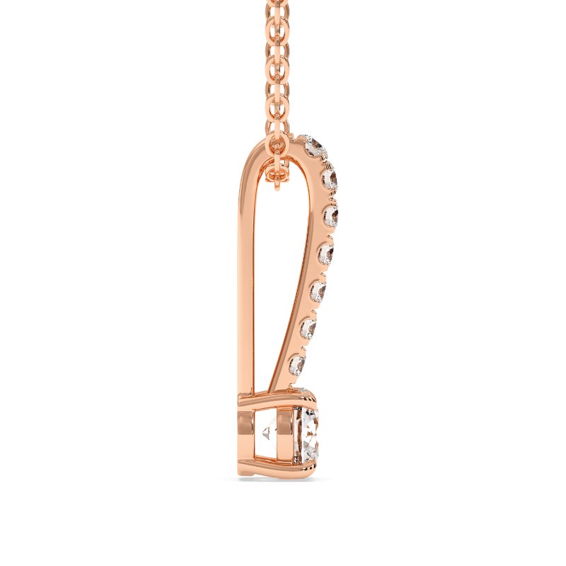 18K Rose Gold Katrina Pendant