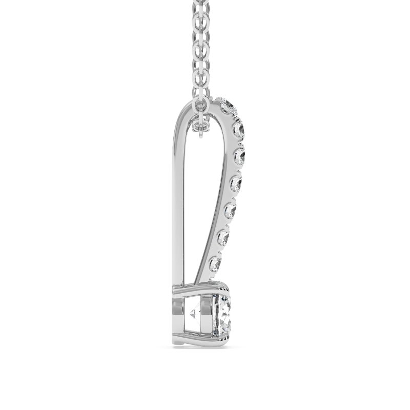 18K White Gold Katrina Pendant