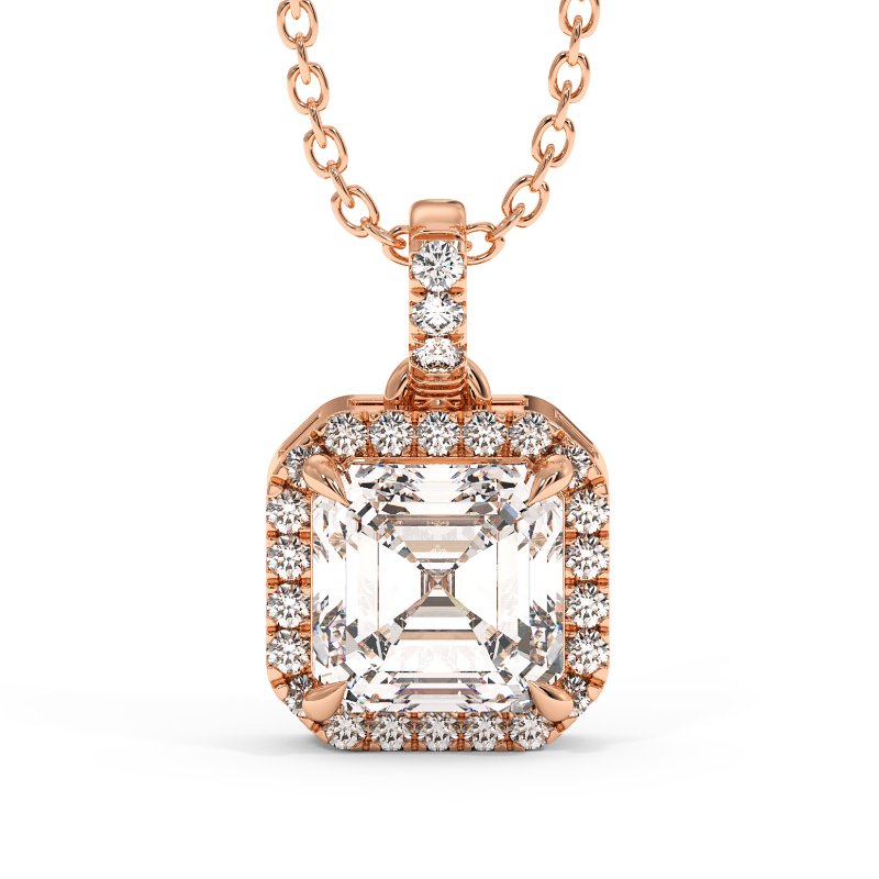 18K White Gold Ashley Pendant