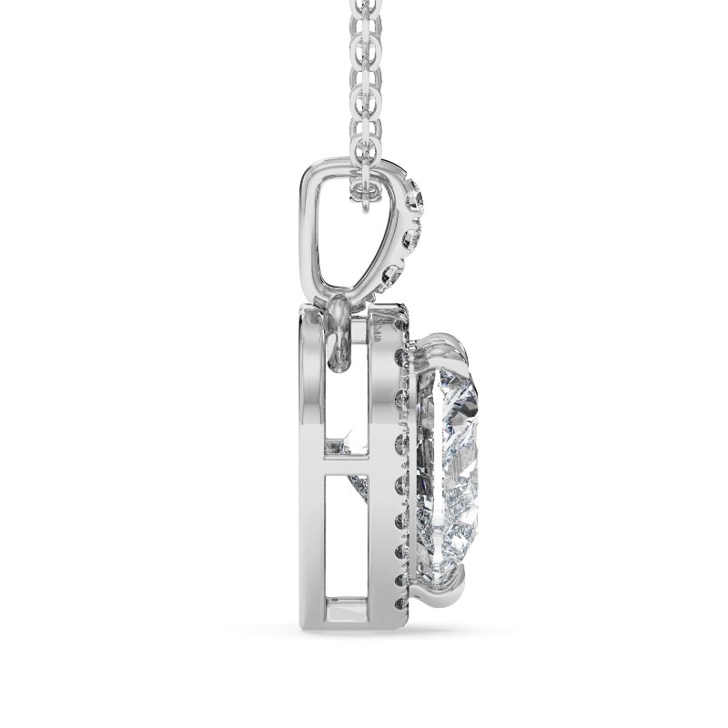 18K White Gold Ashley Pendant