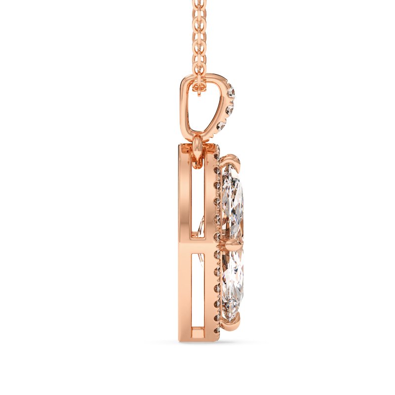 18K Rose Gold Ashley Pendant
