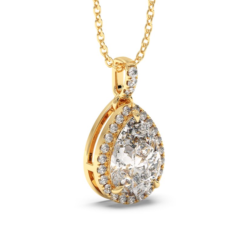 18K Yellow Gold Ashley Pendant