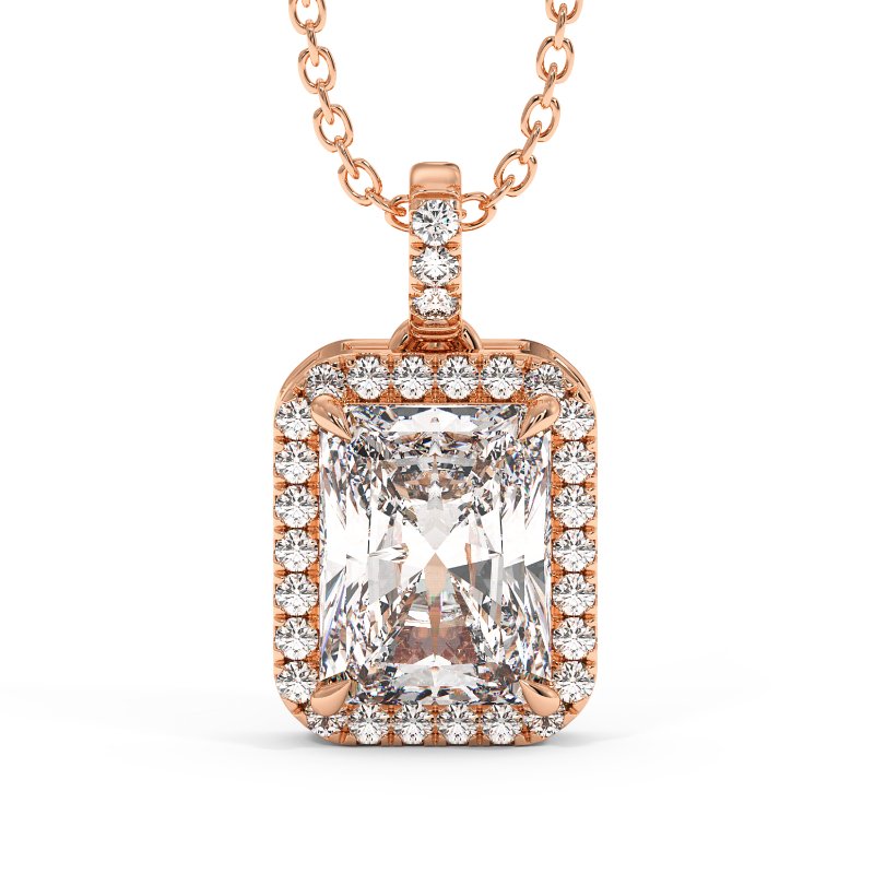 18K White Gold Ashley Pendant