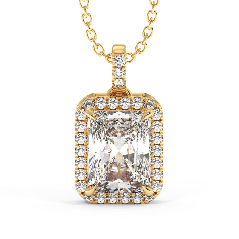 18K White Gold Ashley Pendant