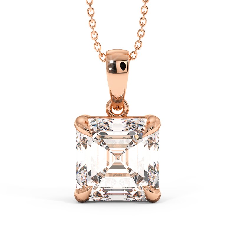 18K White Gold Georgia Pendant