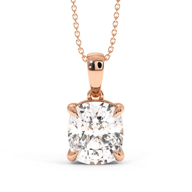 18K White Gold Georgia Pendant