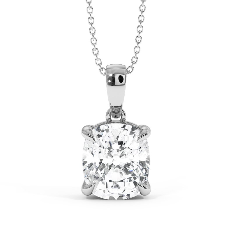 18K White Gold Georgia Pendant