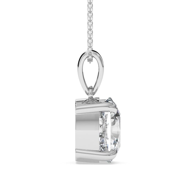 18K White Gold Georgia Pendant