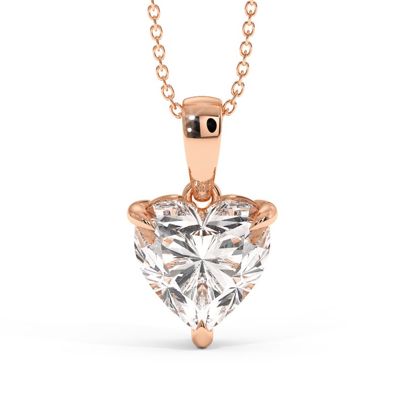 18K White Gold Georgia Pendant