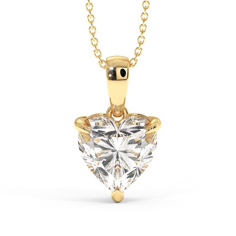 18K White Gold Georgia Pendant