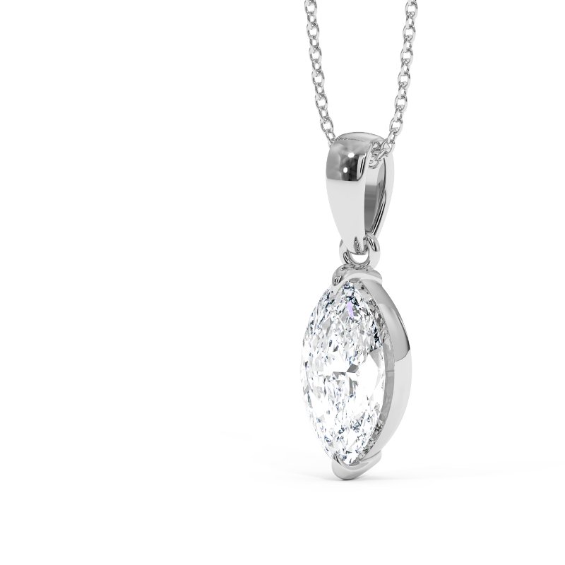 Platinum Georgia Pendant