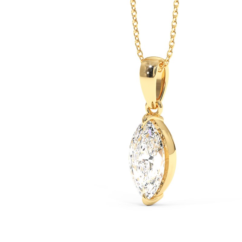 18K Yellow Gold Georgia Pendant