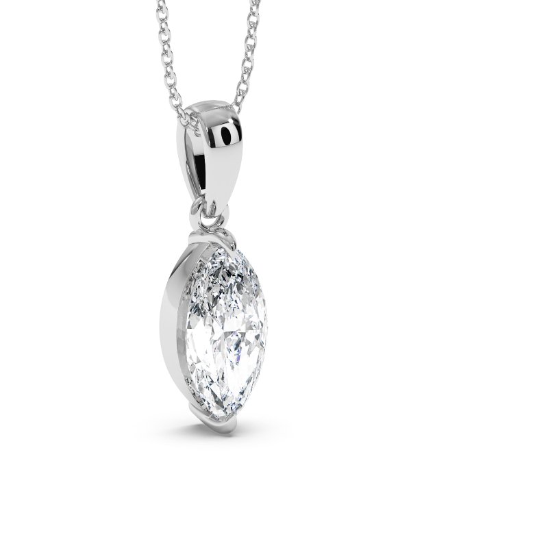 Platinum Georgia Pendant