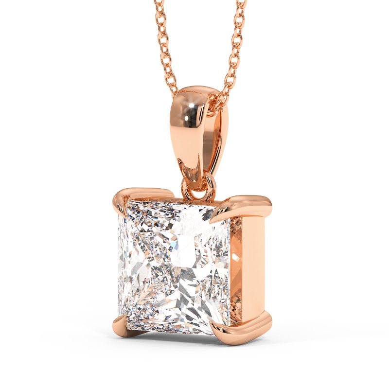 18K Rose Gold Georgia Pendant