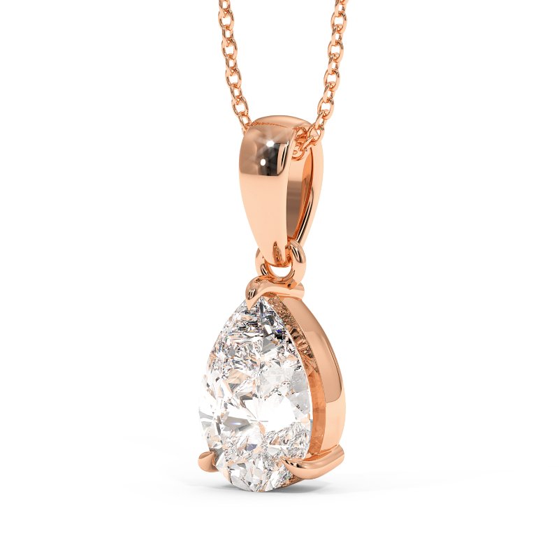 18K Rose Gold Georgia Pendant