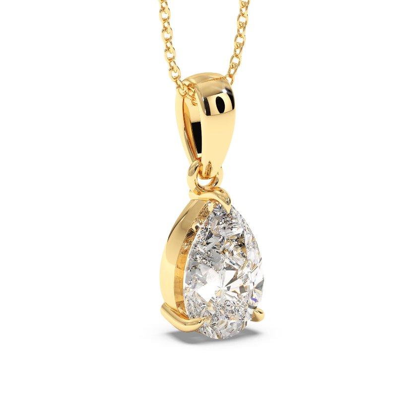 18K Yellow Gold Georgia Pendant