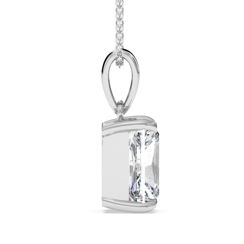 18K White Gold Georgia Pendant