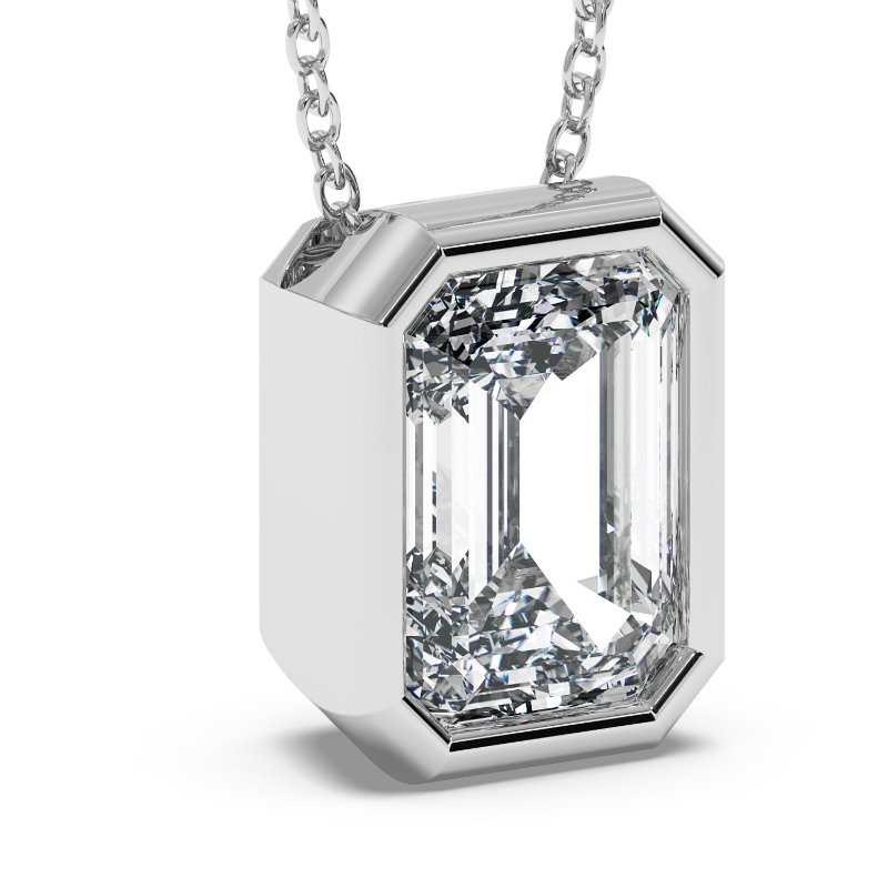 18K White Gold Sabrina Necklace
