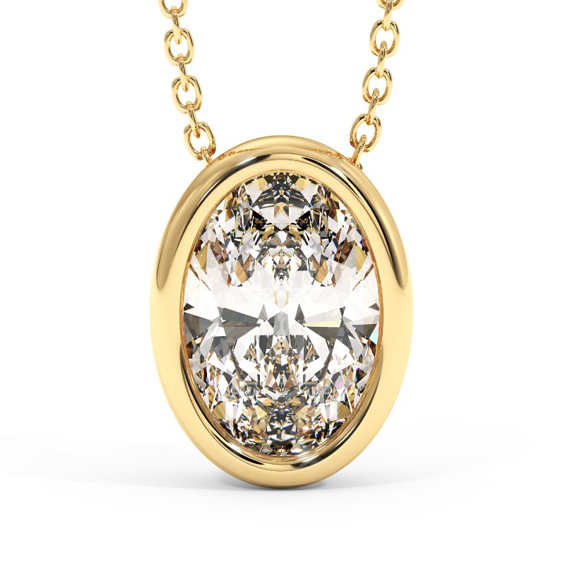 18K White Gold Sabrina Necklace