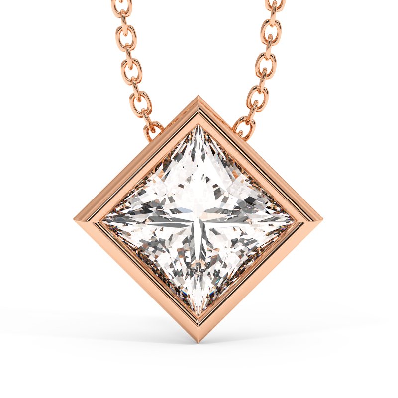 18K White Gold Sabrina Necklace