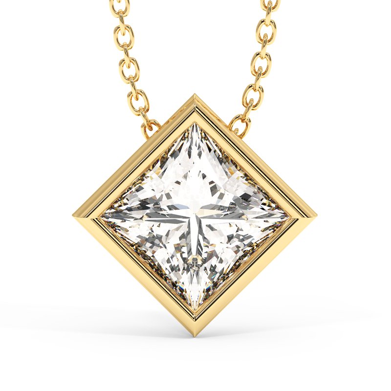 18K White Gold Sabrina Necklace