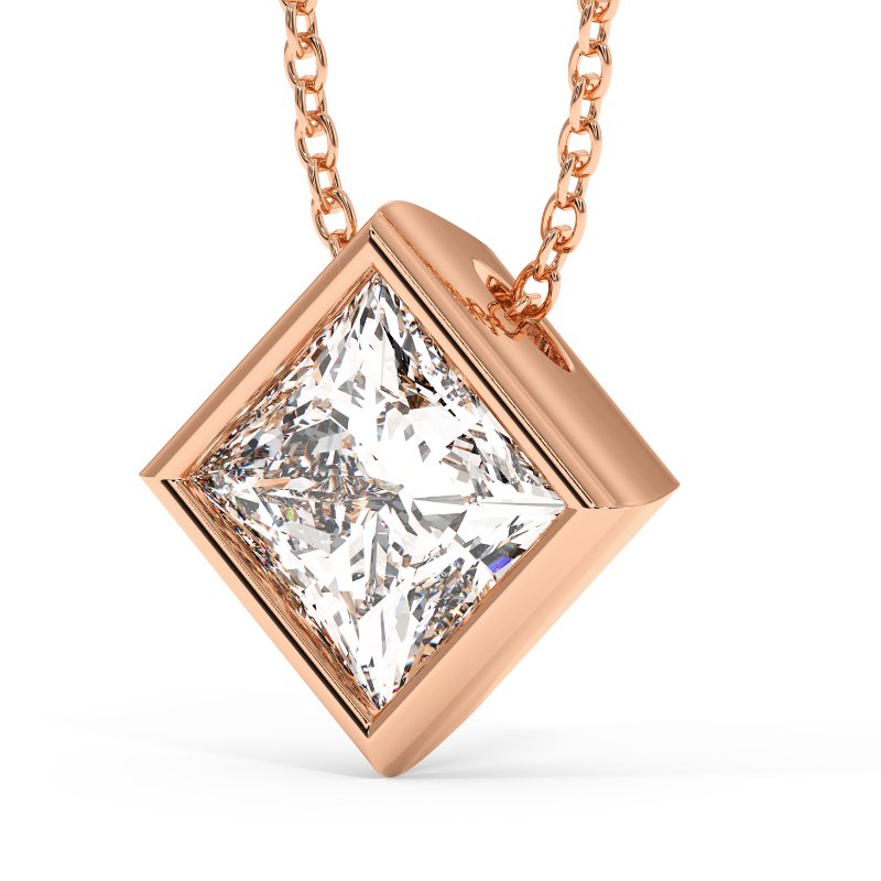 18K Rose Gold Sabrina Necklace