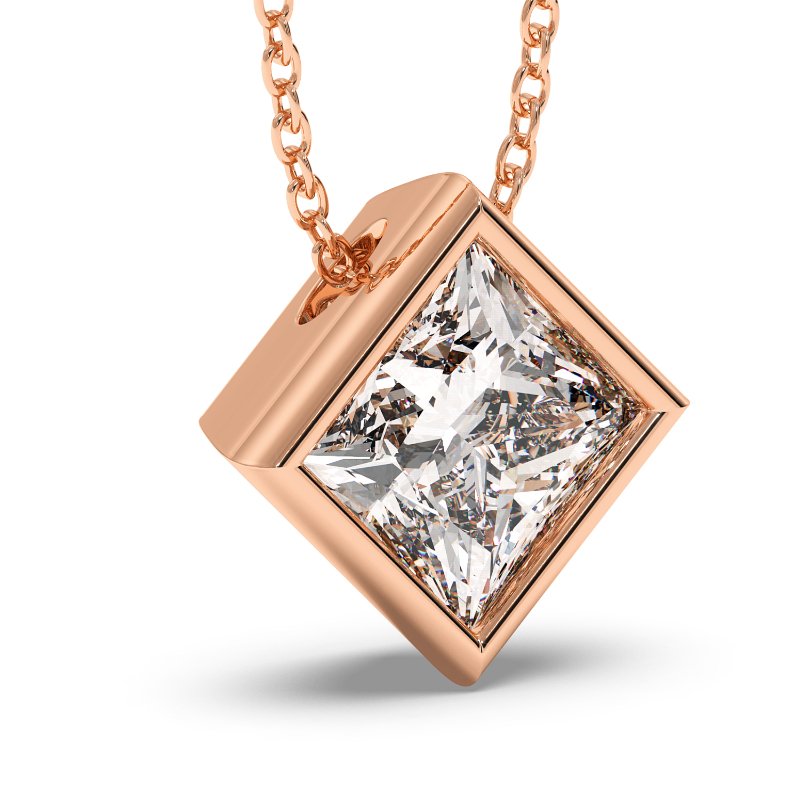 18K Rose Gold Sabrina Necklace