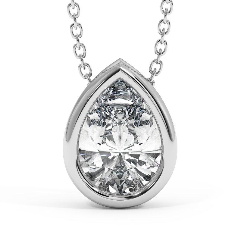 18K White Gold Sabrina Necklace