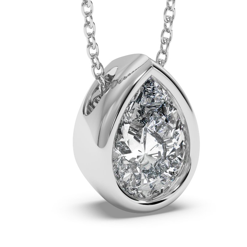 18K White Gold Sabrina Necklace