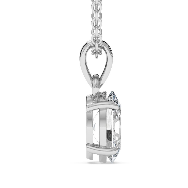 18K White Gold Savannah Pendant