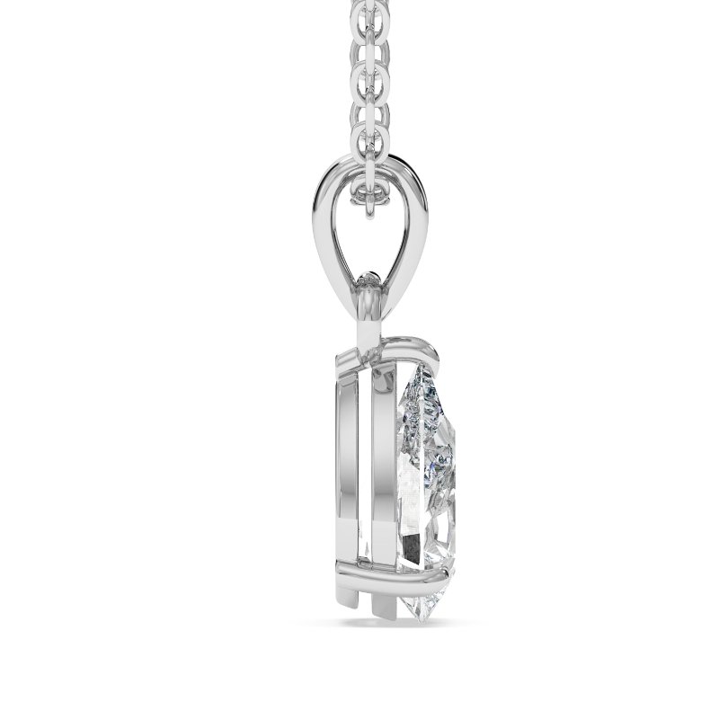 18K White Gold Savannah Pendant